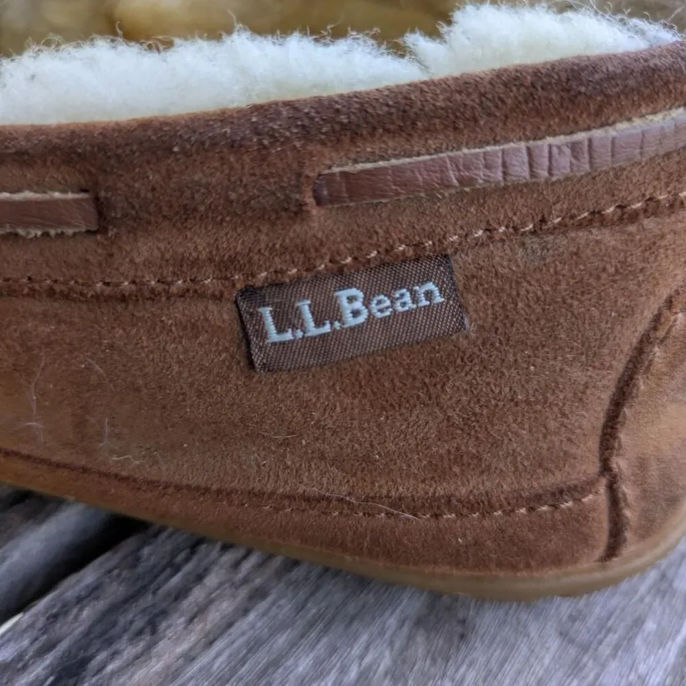 Llbean Men's Brown and Tan Slippers